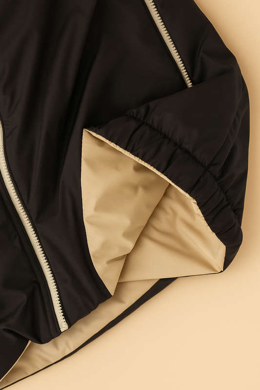 MUMO REVERSIBLE GILET BLACK