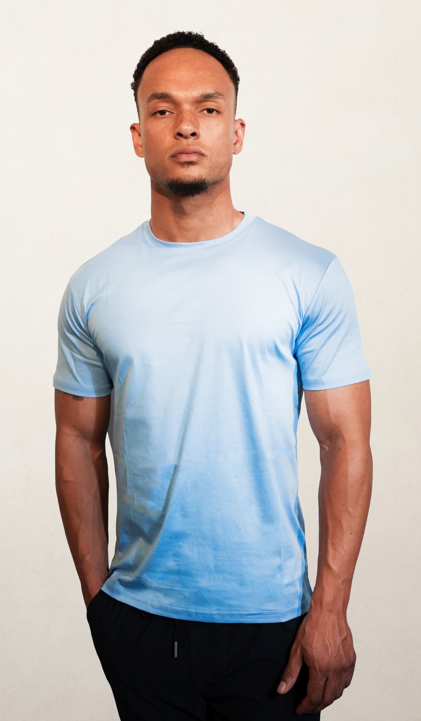 MUMO T-SHIRT  LIGHT BLUE