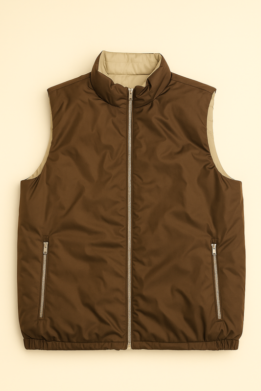 MUMO GILET BROWN