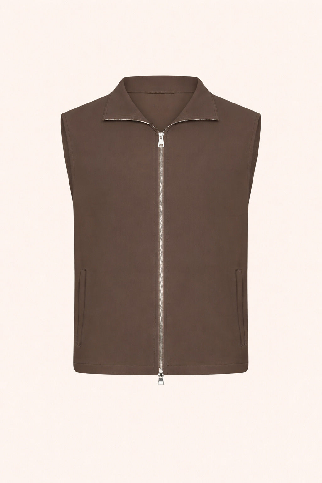 TECH GILET BROWN